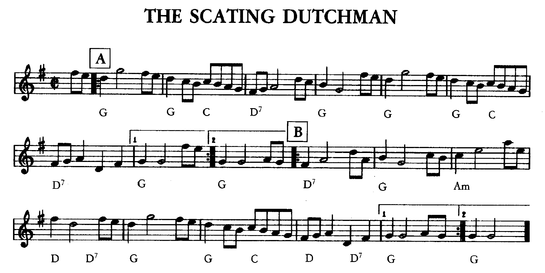 Scating Dutchman, The (music)
